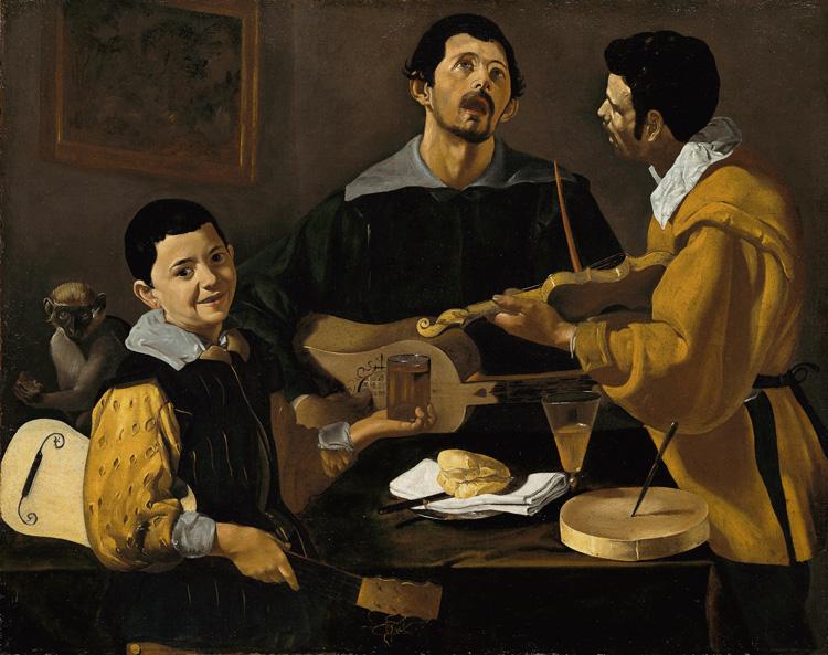 Diego Velazquez Musical Trio (df01) France oil painting art